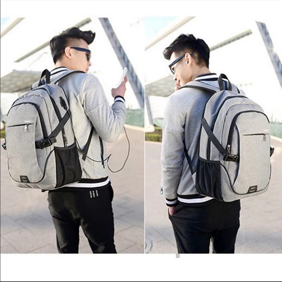 Gray backpack - Picture 4 of 5